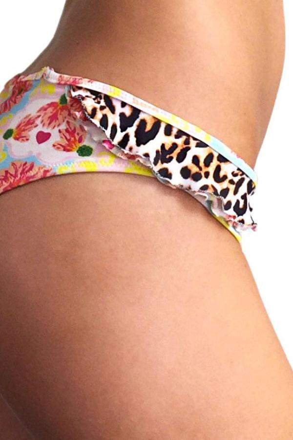 Sky Ruffle Scrunch Bottom DETAIL