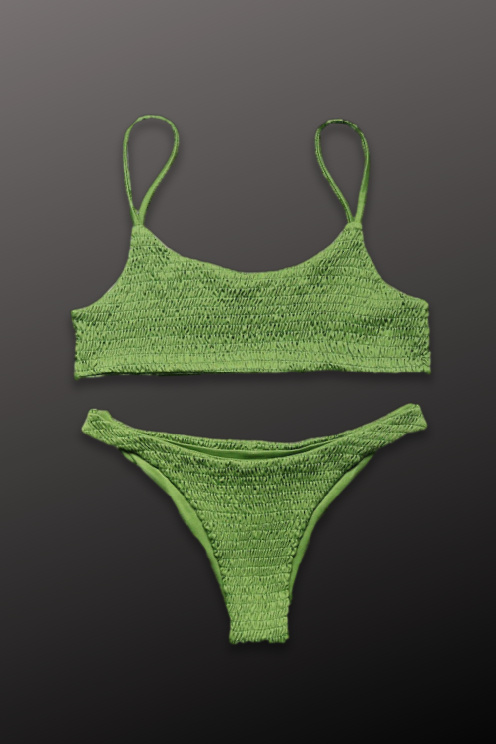 MAYA UNLIMITED Smocked Bikini Set