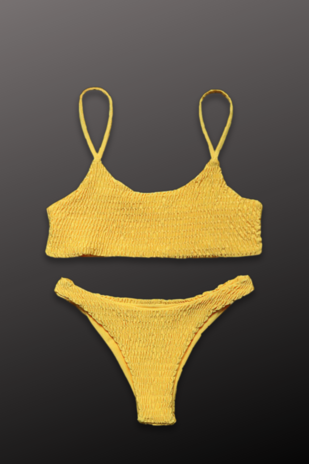 MAYA UNLIMITED Smocked Bikini Set