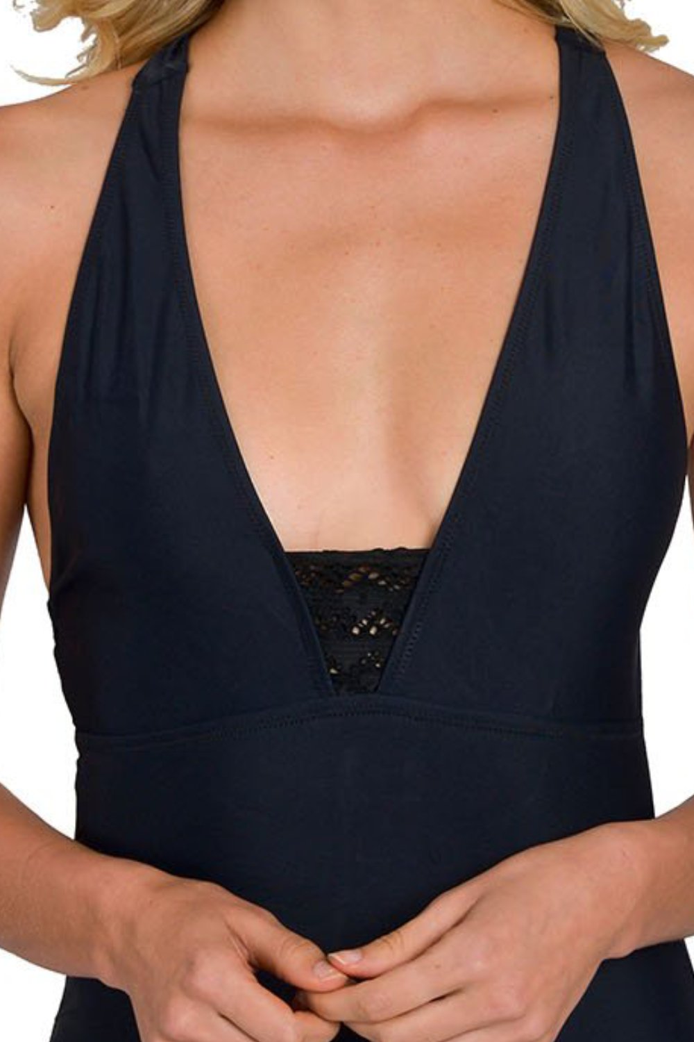 One Piece Bathing Suit Detail