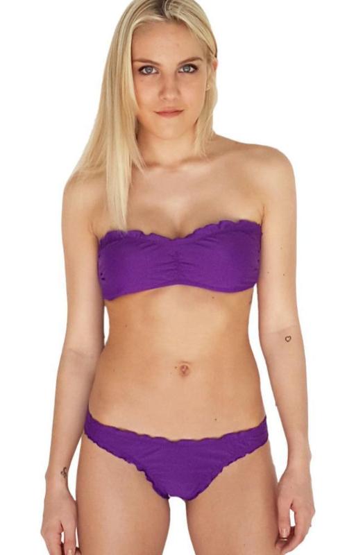 Violet Signature Bandeau Top