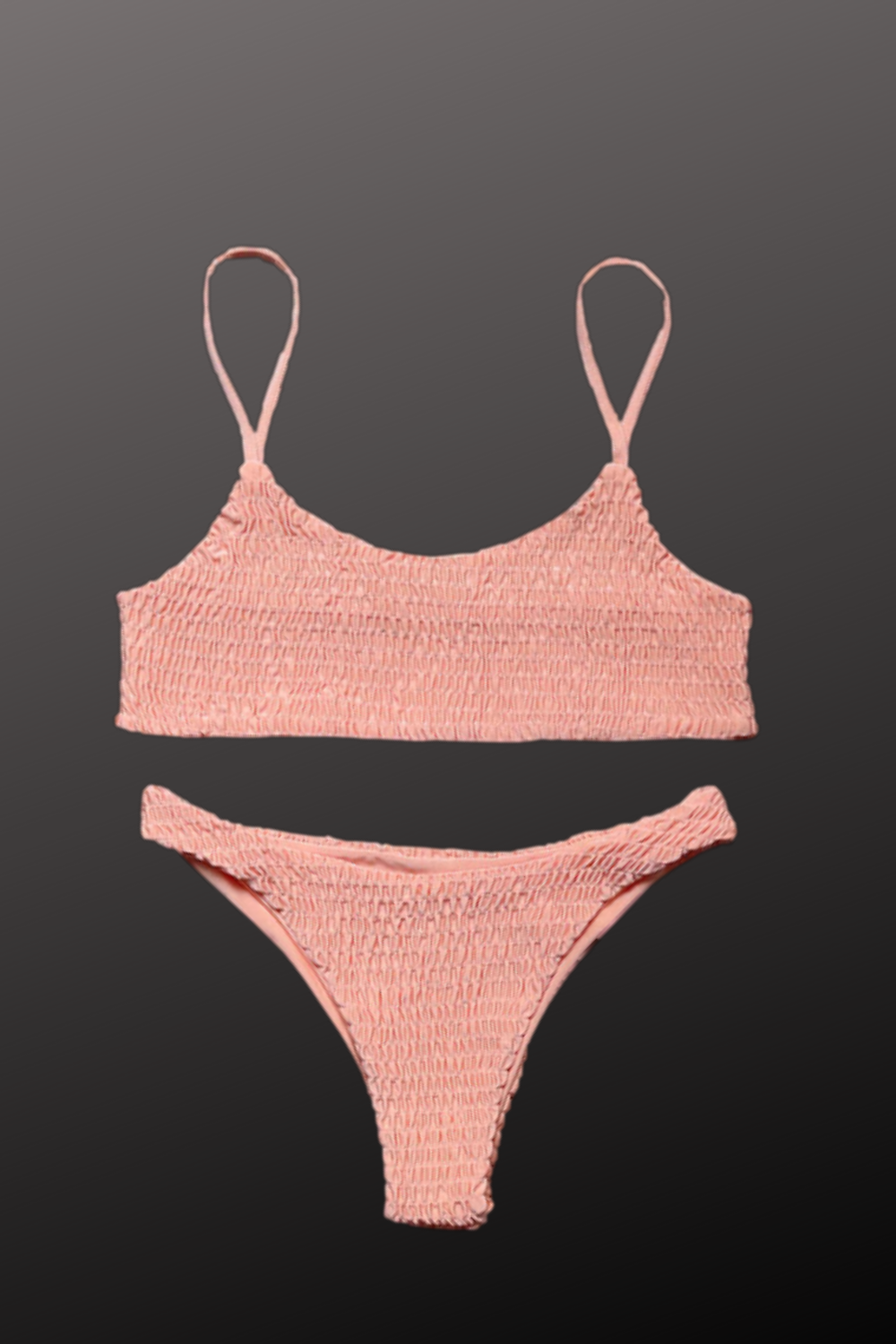 MAYA UNLIMITED Smocked Bikini Set