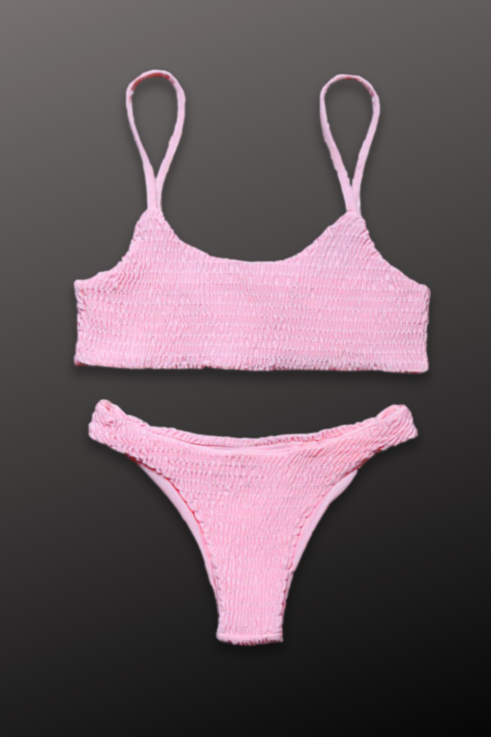 MAYA UNLIMITED Smocked Bikini Set
