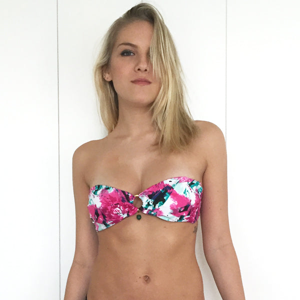 Tourmaline Blend Structured Bandeau Top