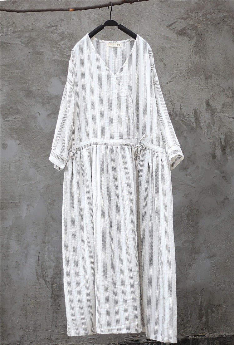 Summer Stripe Vintage Dress
