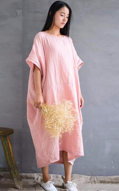 Bat Linen Dress