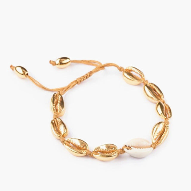 Maya Unlimited Natural Cowrie Shells Bracelet 5