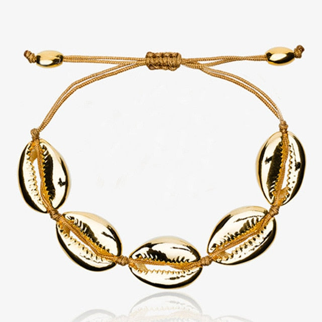 Maya Unlimited Natural Cowrie Shells Bracelet 19