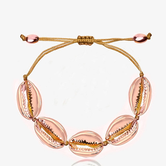 Maya Unlimited Natural Cowrie Shells Bracelet 16