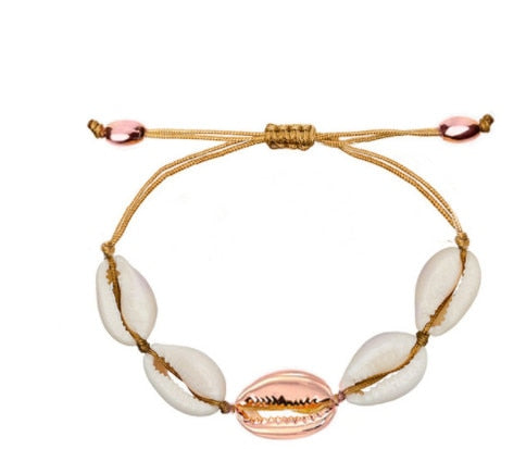 Maya Unlimited Natural Cowrie Shells Bracelet 9