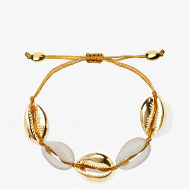 Maya Unlimited Natural Cowrie Shells Bracelet 15