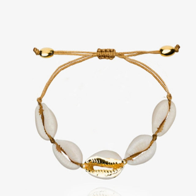 Maya Unlimited Natural Cowrie Shells Bracelet 3