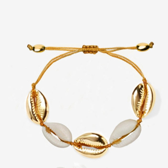 Maya Unlimited Natural Cowrie Shells Bracelet 4