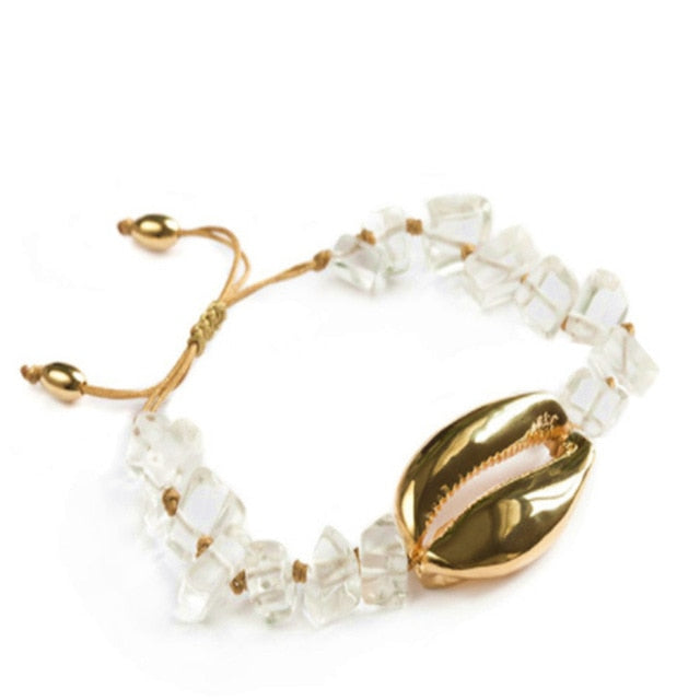 Maya Unlimited Natural Cowrie Shells Bracelet 16