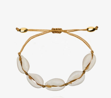 Maya Unlimited Natural Cowrie Shells Bracelet 11