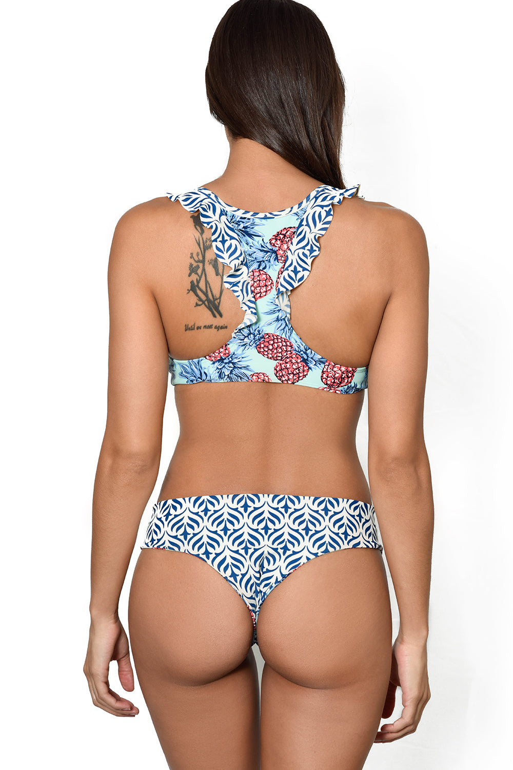 PINEAPPLE FEST Reversible Bikini Bottom by Maya Swimwear