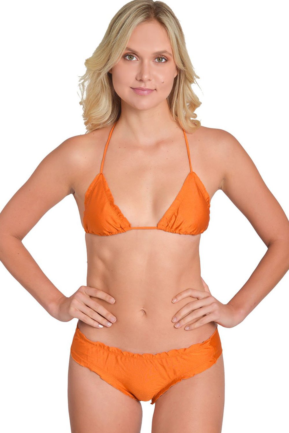 Glow Wild Orange Signature Scrunch Bikini 