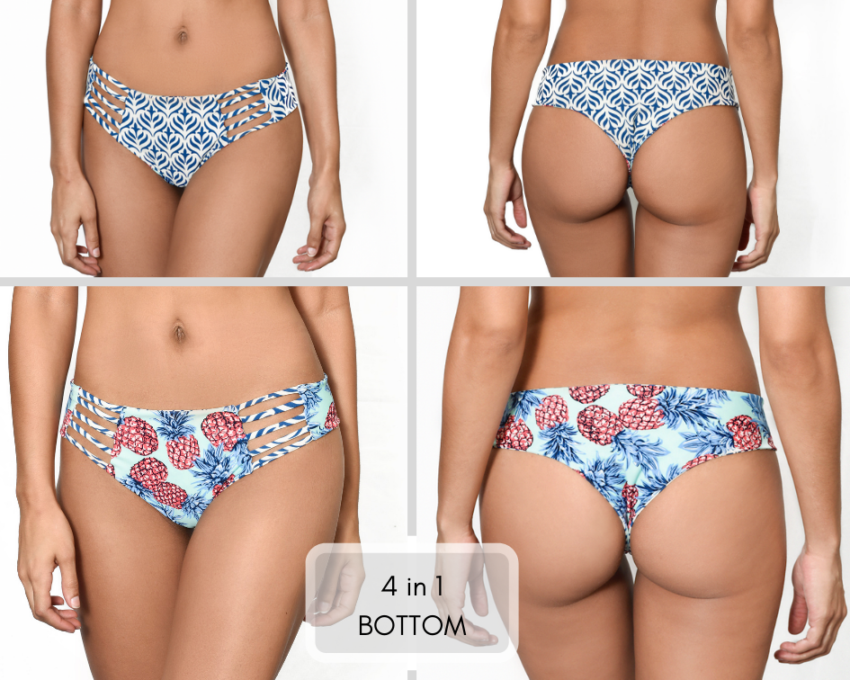 4 in 1  Bikini Bottom by Maya Swimwear