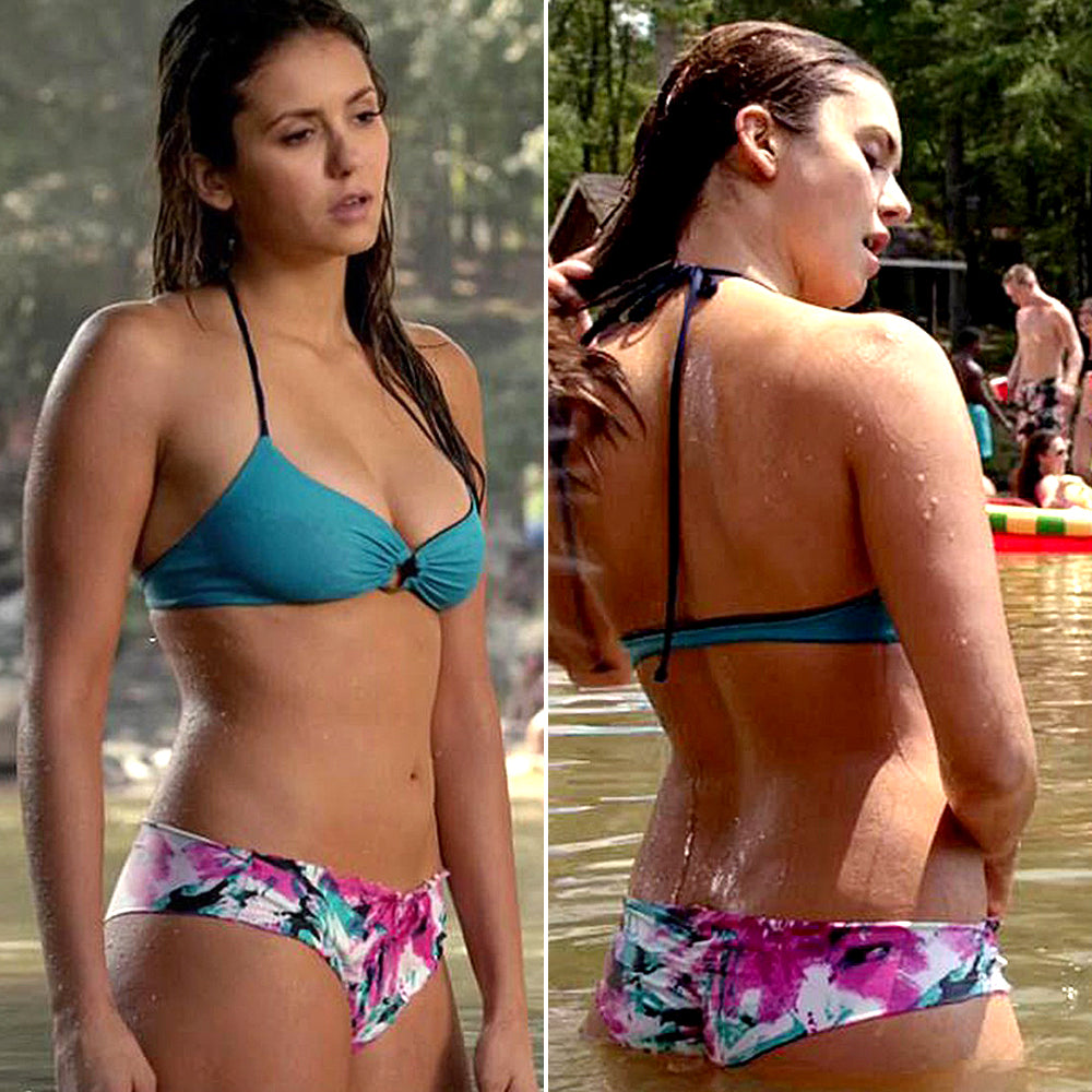 Celebrity Swimwear Tourmaline Blend Less Coverage Bottom As Seen On Nina Dobrev
