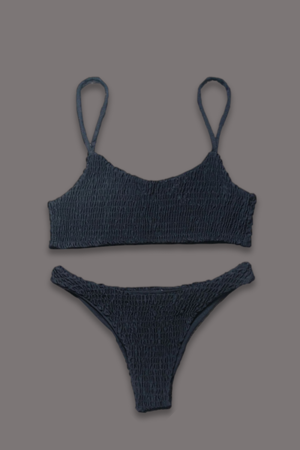 MAYA UNLIMITED Smocked Bikini Set