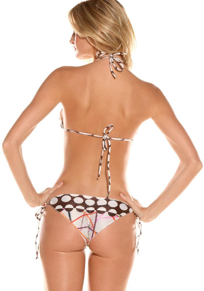 BIMINI ORANGE Signature Tie Bikini Bottom | Maya Swimwear 
