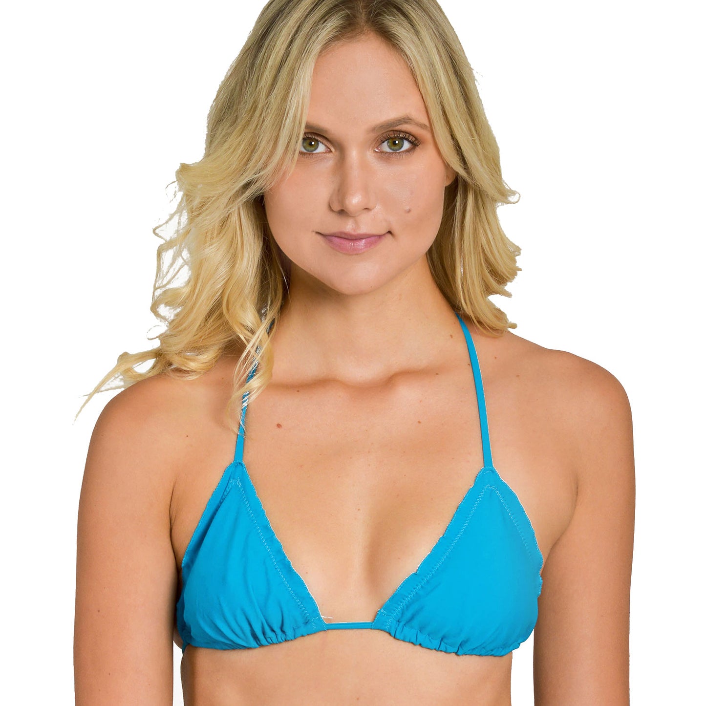TEAL Signature Triangle Bikini Top Celeb Style by Maya Swimwear