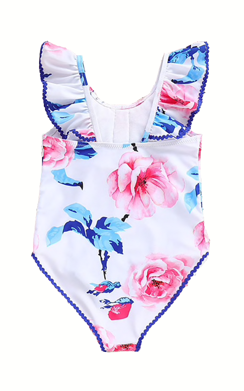 Maya Unlimited Flower One Piece for Girl back