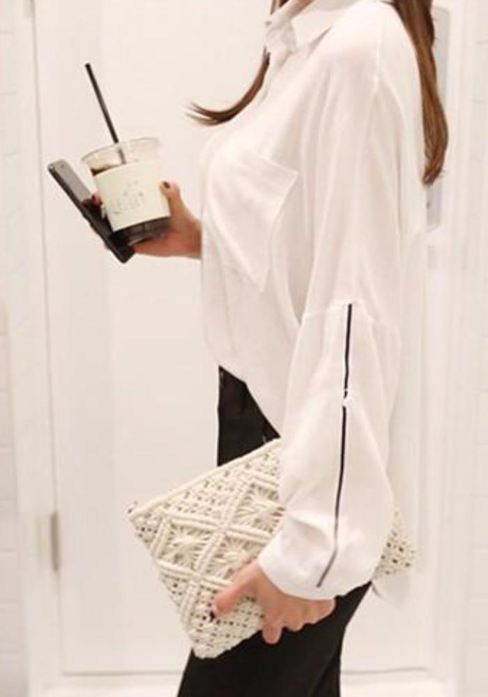 Bohemian Clutch Bag white2